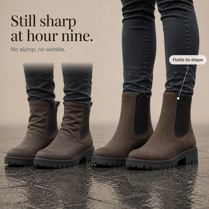 Traqora – Wide-Fit Stretch-Panel Chelsea Boots