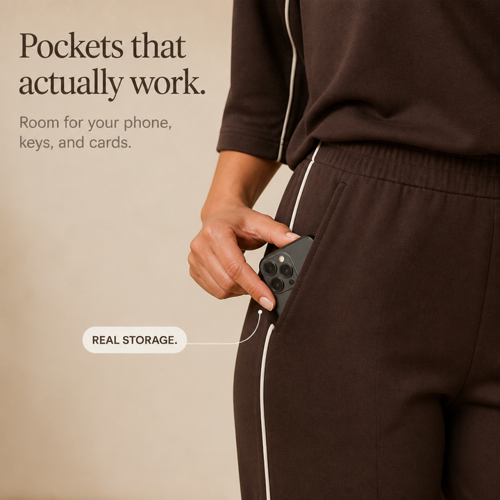 Wearbella – Relaxed Fit Matching Top And Pants Set