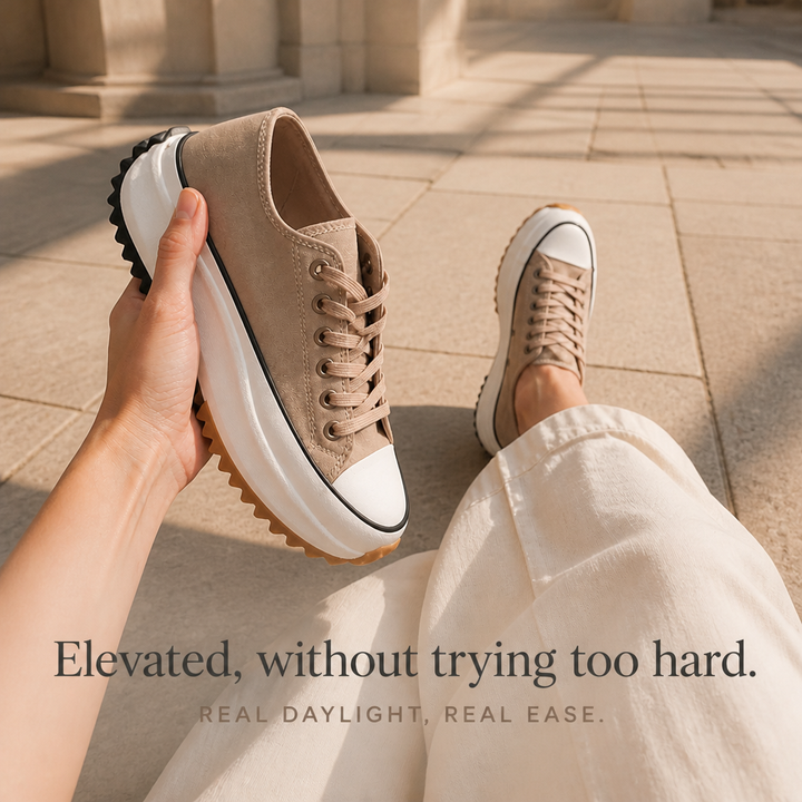 Bettina – Platform Lace-Up Sneakers