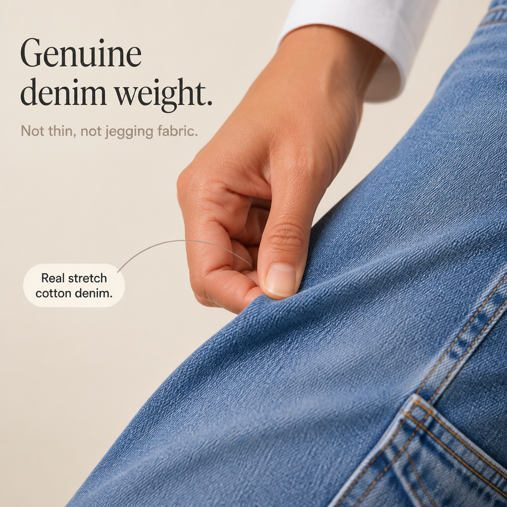 Vellora – Drawstring Waist Cropped Jeans