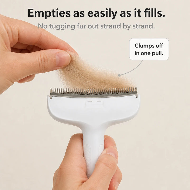 Shedwell – Metal-Tooth Cat Deshedding Brush