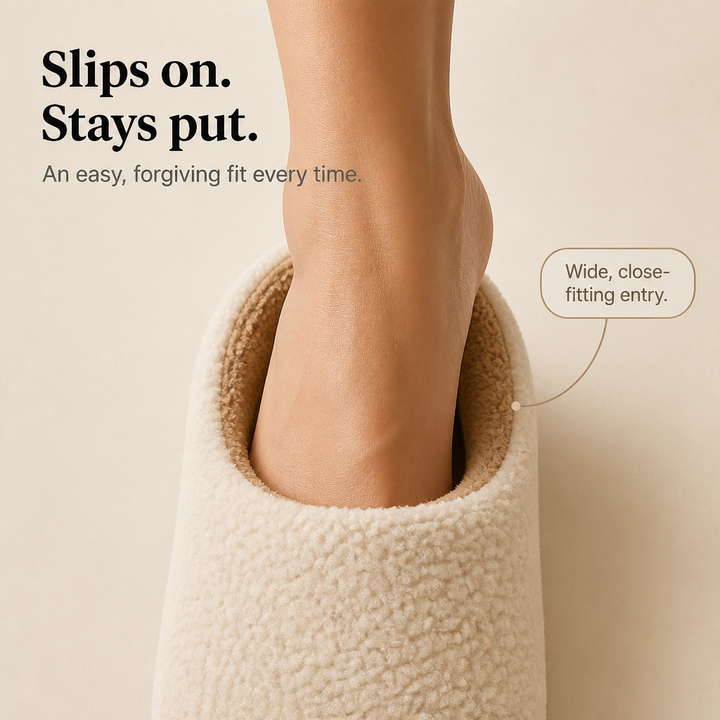 Toastia – Plush Indoor-Outdoor Non-Slip Slippers