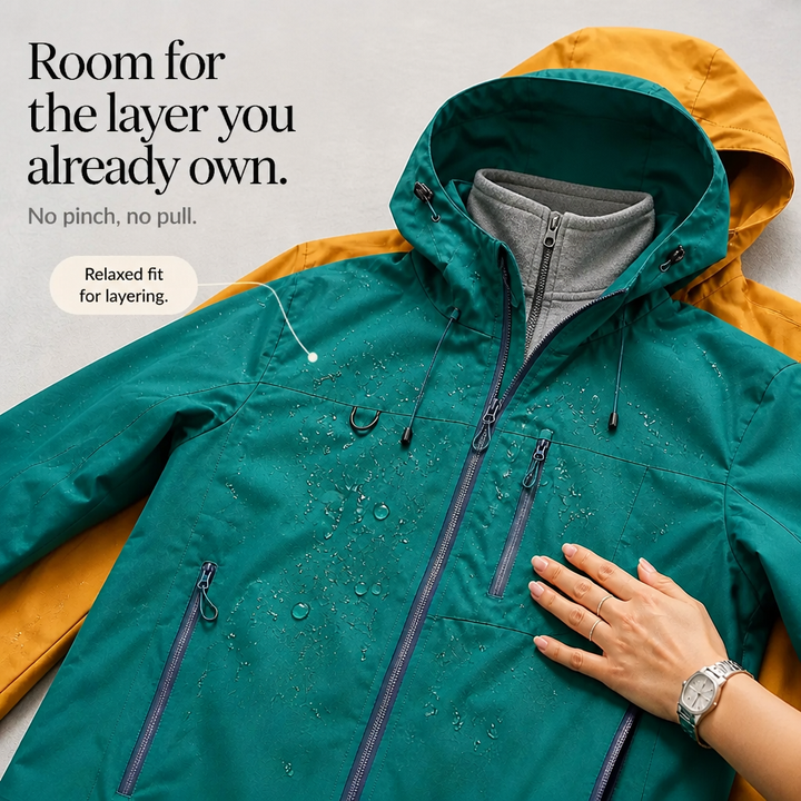 Vantrek – Lotus-Effect Waterproof Windbreaker Jacket