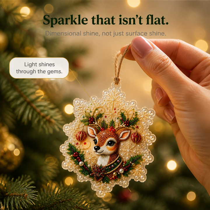 MerrySpark – Colorful Wooden Christmas Ornament Set
