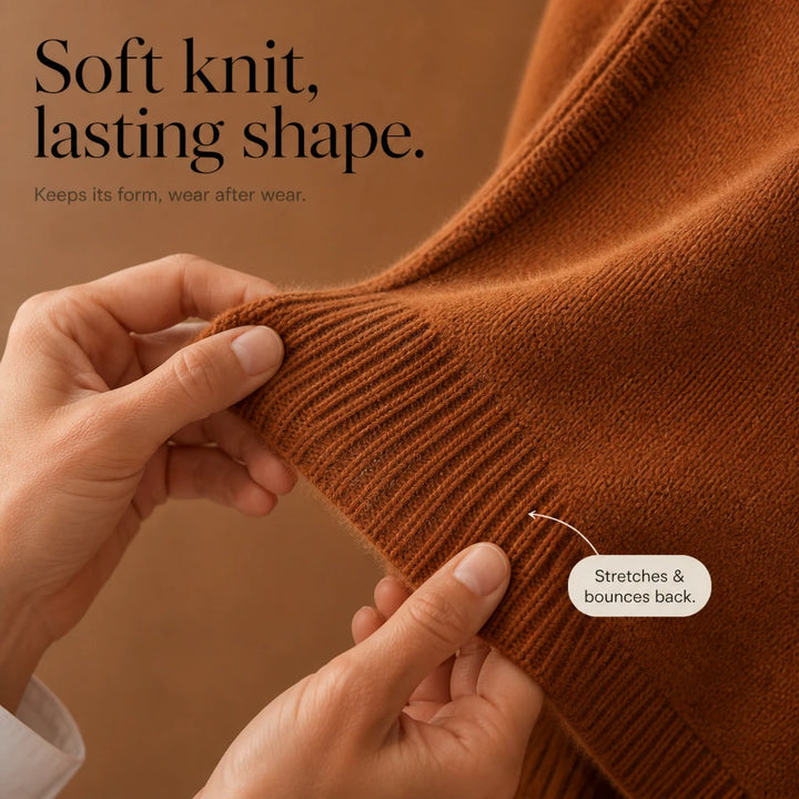 Caramelia – Asymmetric Toggle-Front Knit Cardigan