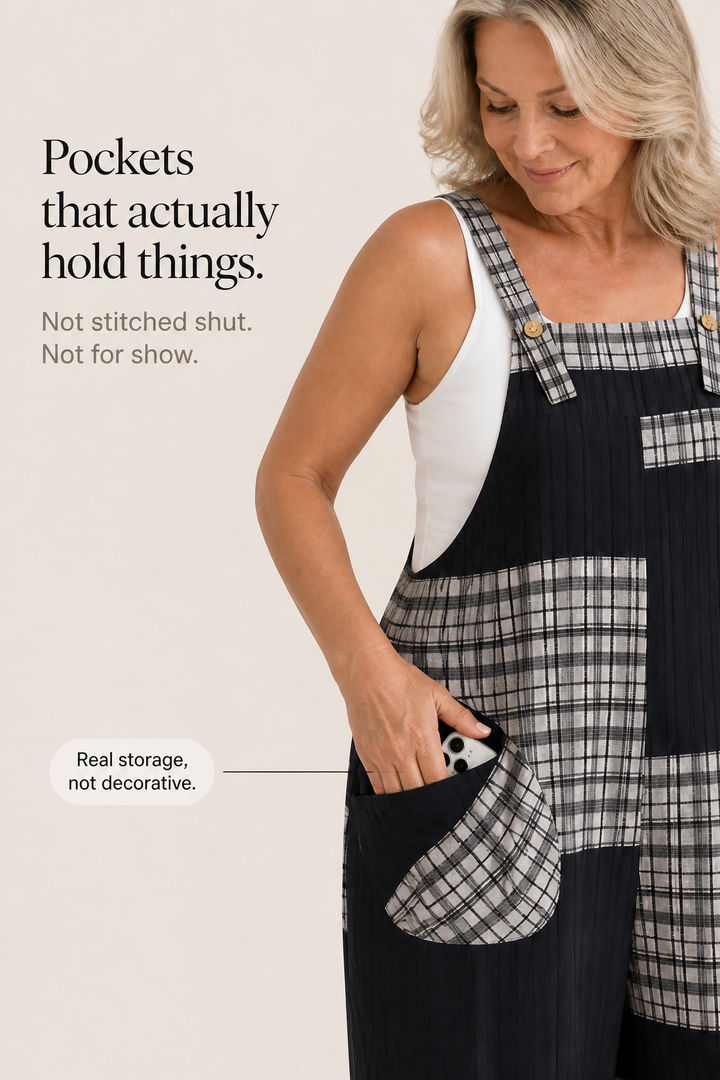 Wearbella – Patchwork Harem-Cut Camisole Jumpsuit