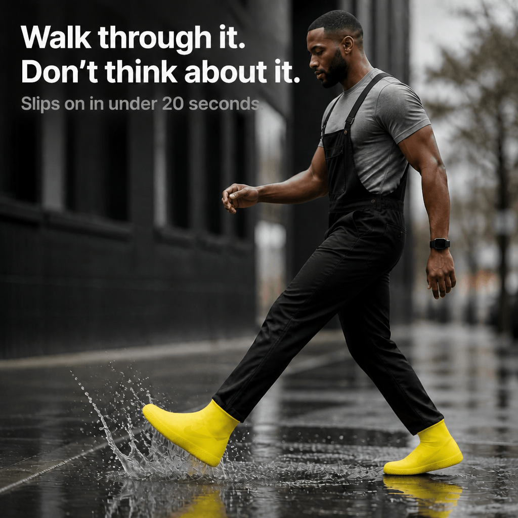 Stridedry – Stretch-Fit Waterproof Shoe Covers