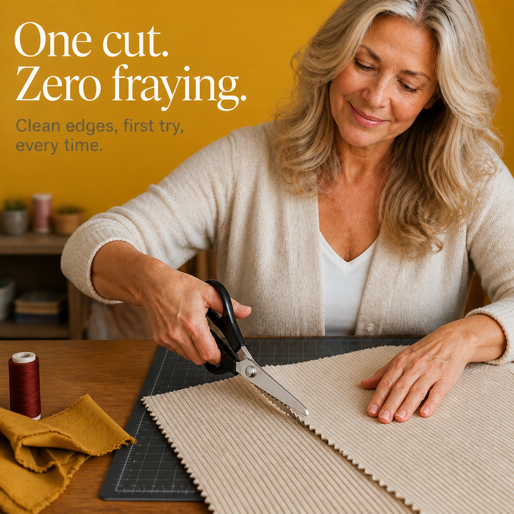 Zagsnip – Spring-Assisted Zigzag Pinking Shears