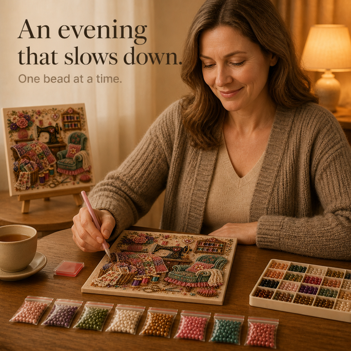 CozyGlow – Sewing Room Diamond Painting Kit