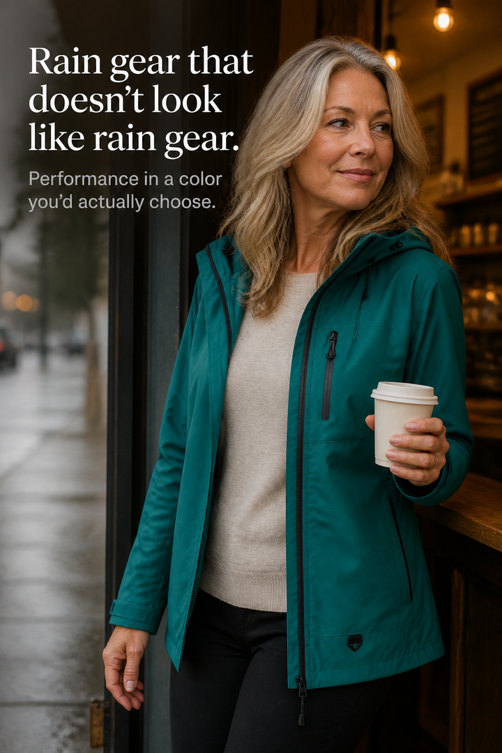 Weathergo – Hooded Waterproof Windproof Rain Jacket