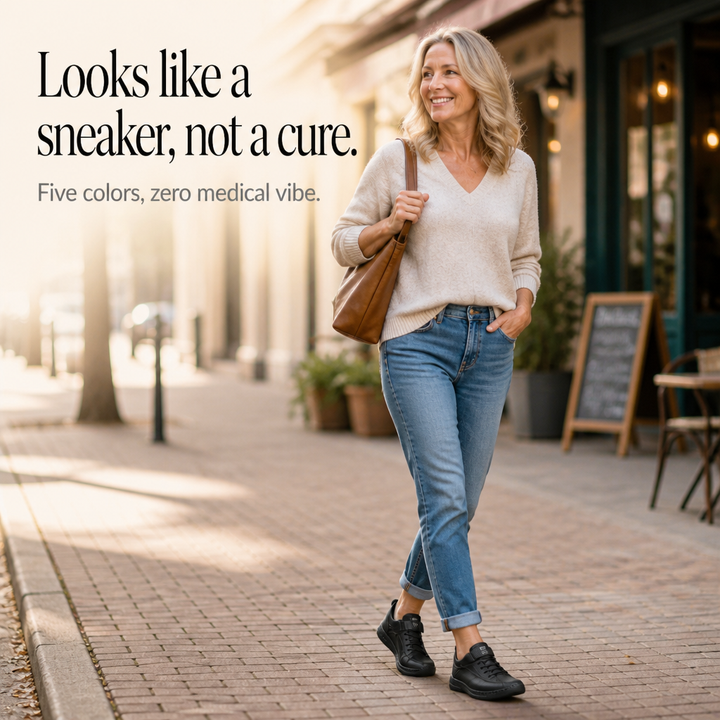 Easestep – Wide Toe Box Slip-On Walking Sneakers