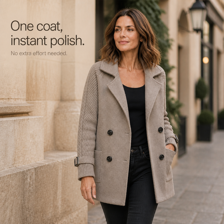 Doubletake – Double-Breasted Lapel Coat
