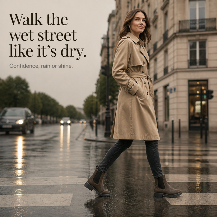Traqora – Wide-Fit Stretch-Panel Chelsea Boots