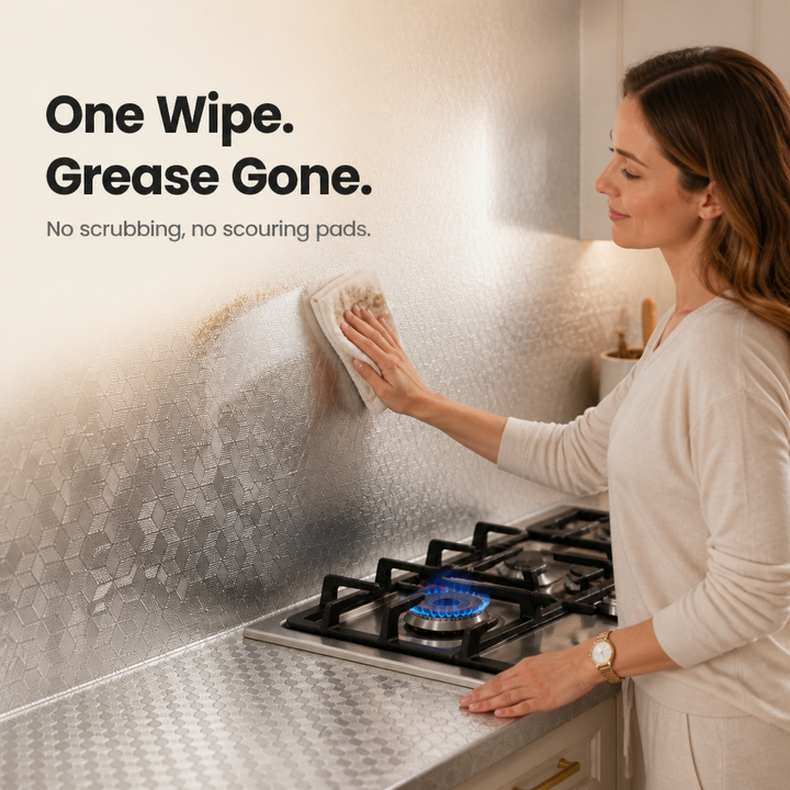 Cooltex – Heat-Resistant Foil Backsplash Liner