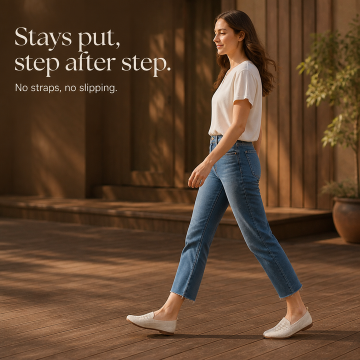 Widloom – Wide Toe Box Slip-On Sneakers