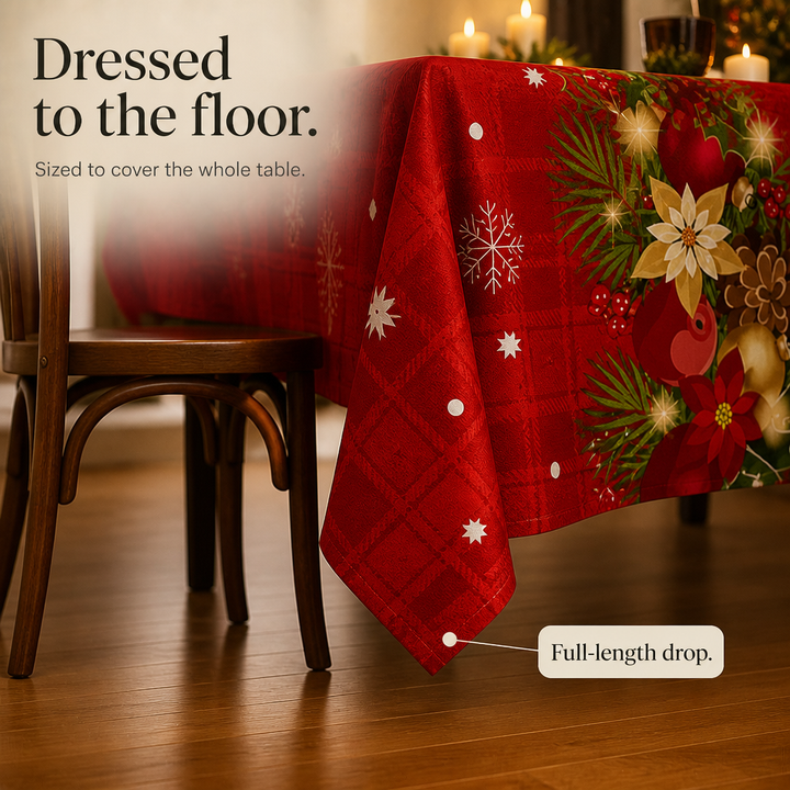 Hollymere – Christmas Printed Tablecloth