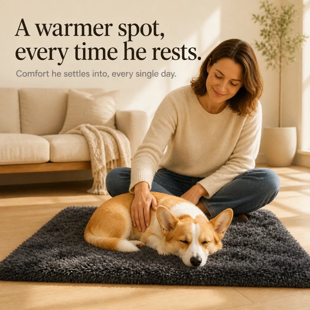 Hearthpaws – Double-Layer Plush Pet Blanket