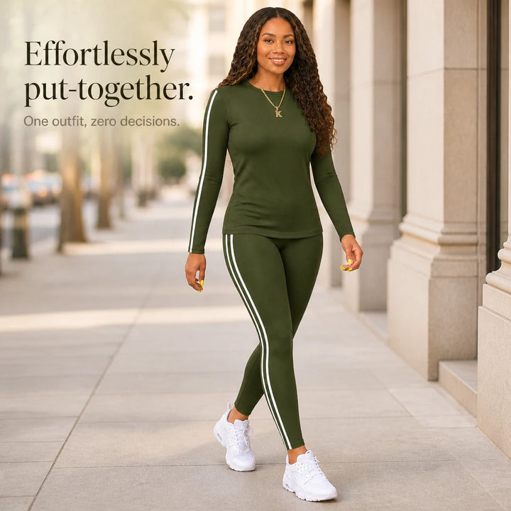 Wearbella – Long Sleeve Two-Piece Tracksuit Set