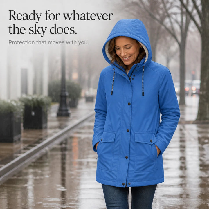 Windora – Fleece-Lined Hooded Winter Jacket