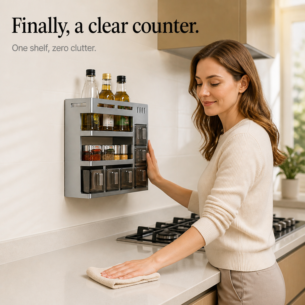 Drynest – Anti-Rust Sealed Sliding Drawer Wall Rack