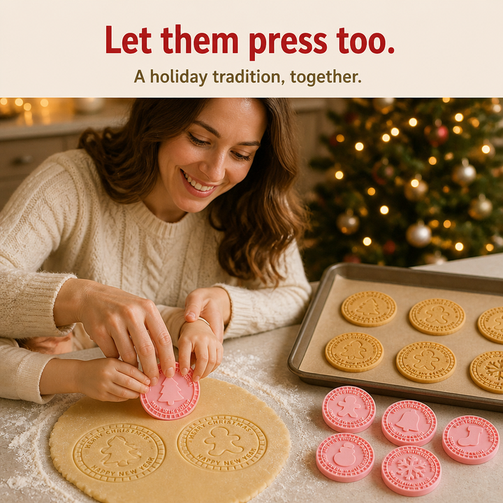 Bakewell Lane – 3D Embossed Cookie Stamp And Cutter Set
