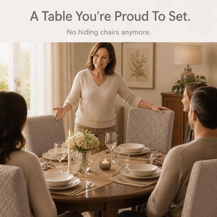 Snugfit – Stretch-Fit Anti-Slip Dining Chair Cover