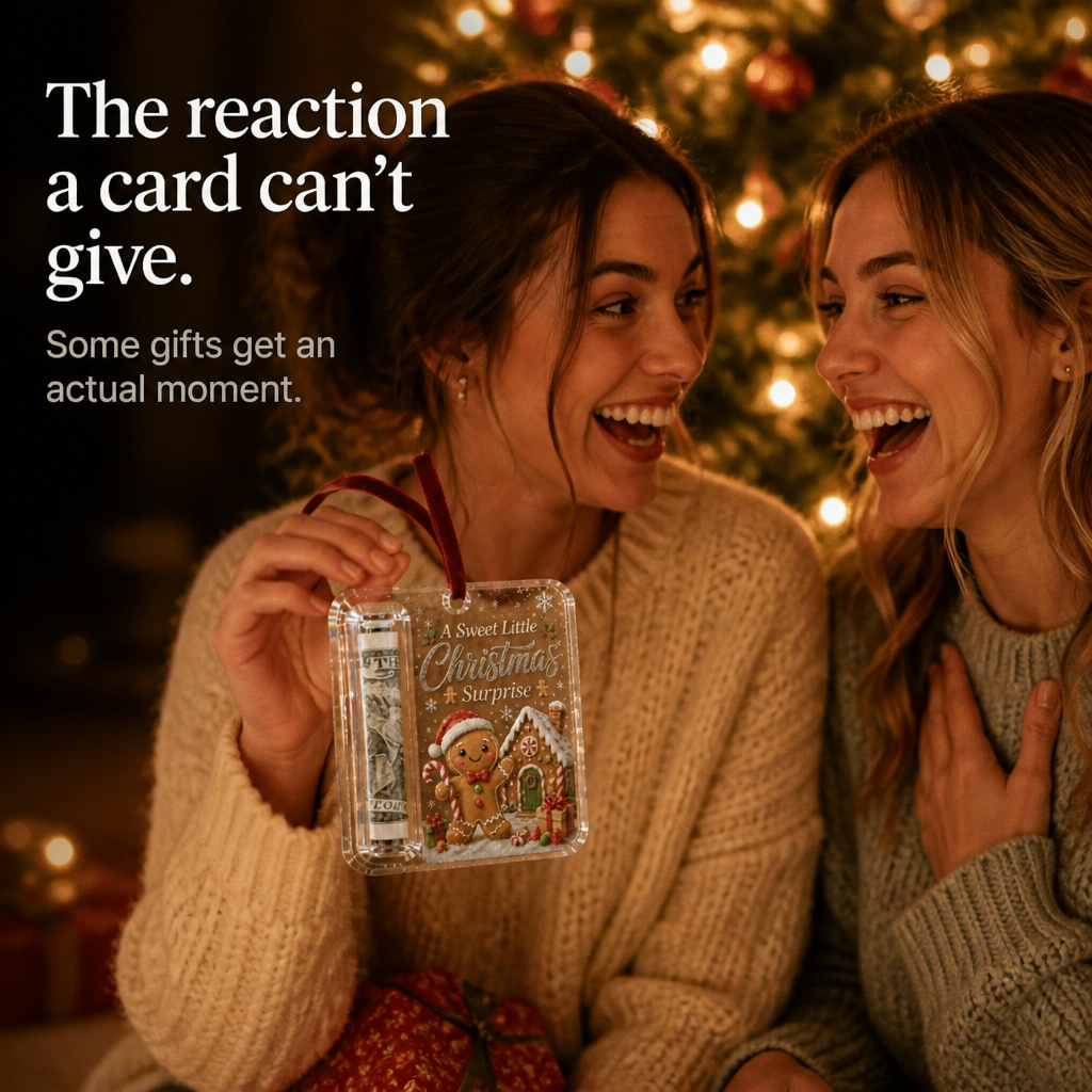 Giftwell – Clear Cash Reveal Christmas Ornament