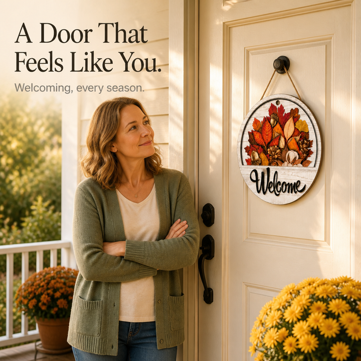 Porchful – Magnetic Seasonal Insert Welcome Sign