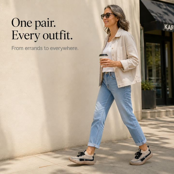 Vivelyn – Knit Upper Cushioned Sole Casual Sneakers