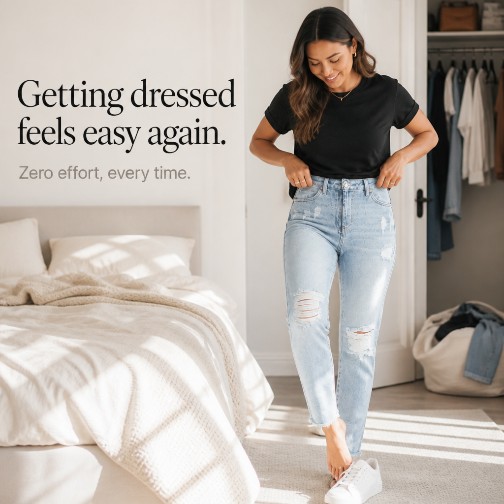 Riva – Distressed Ripped Denim Jeans