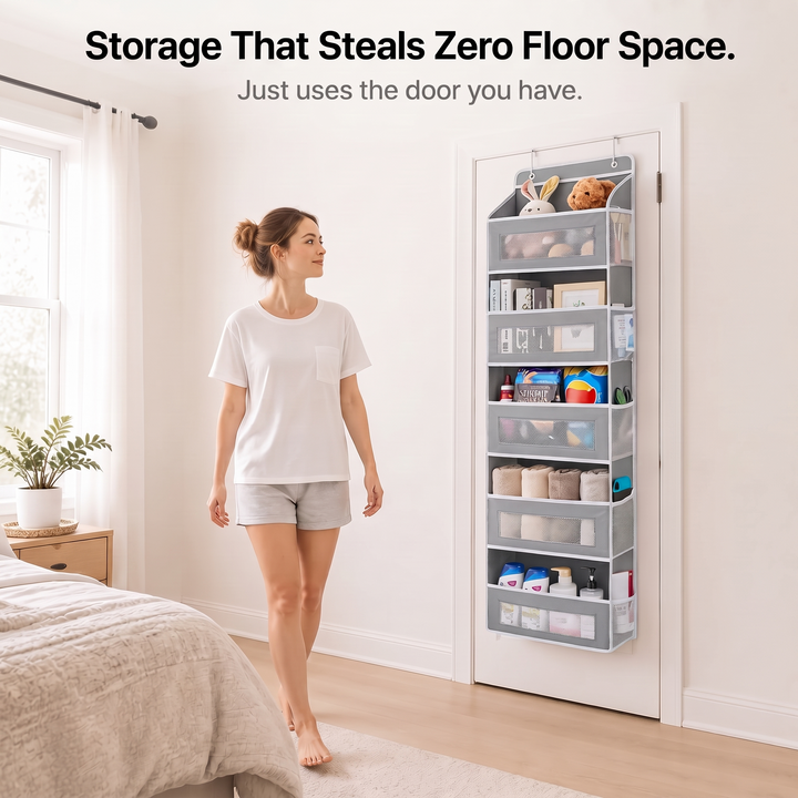 Shelfast – 5-Tier Reinforced Base Hanging Door Organizer