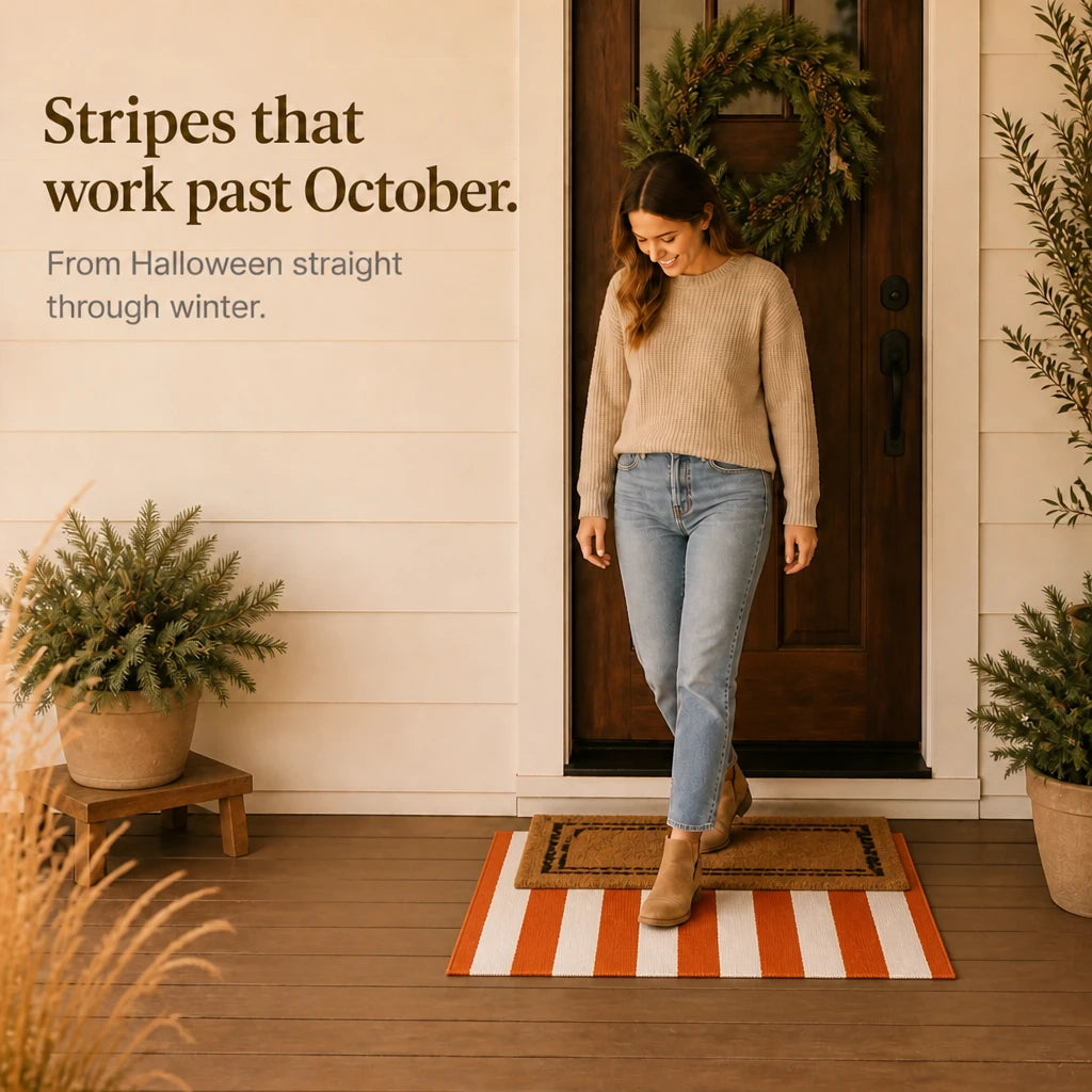 Autumn Stripe – Striped Entryway Rug