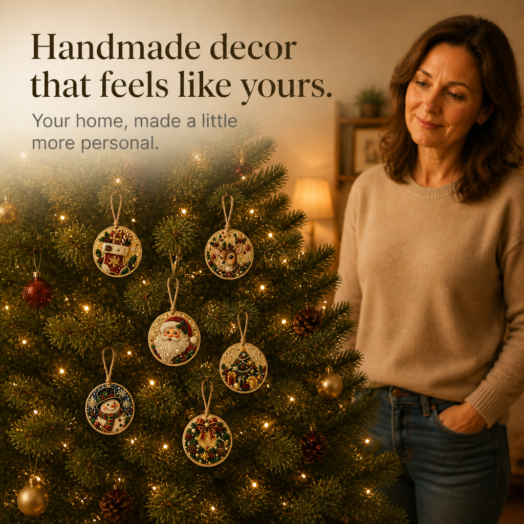 Noëluxe – Pearl And Gemstone Christmas Ornament Craft Kit
