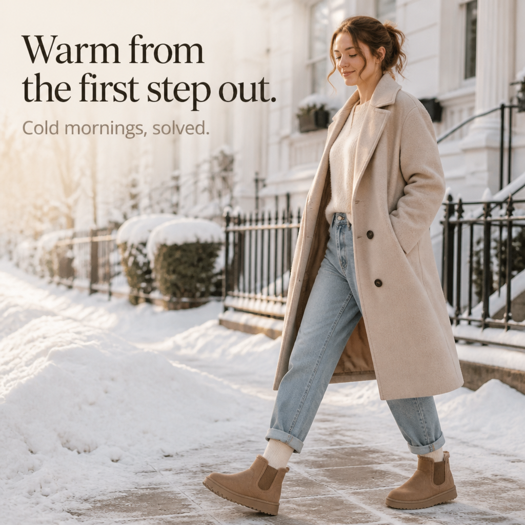 Cozywalk – Fur-Lined Slip-On Winter Boots