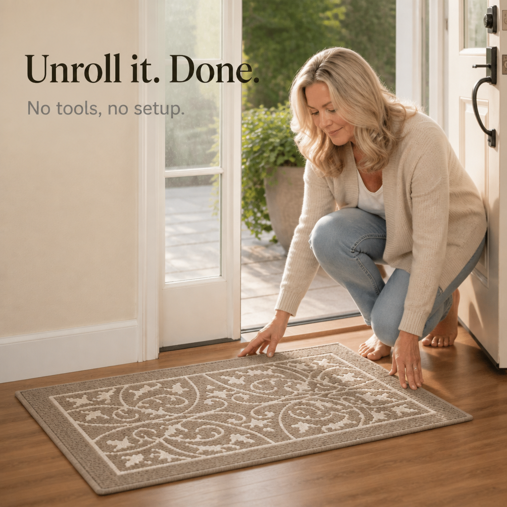 Threshbrook – Woven Non-Slip Textured Entry Mat