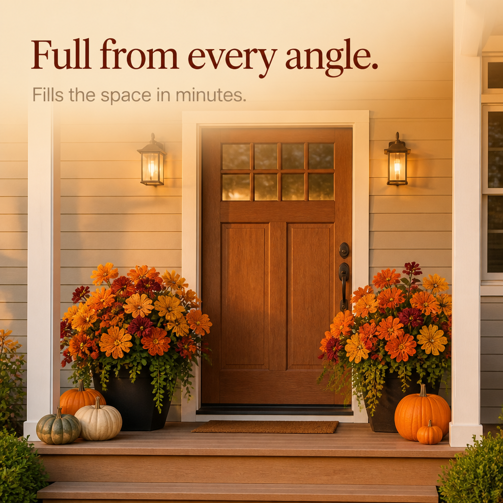 Porchbloom – Four-Tone Layered Fall Floral Bundle