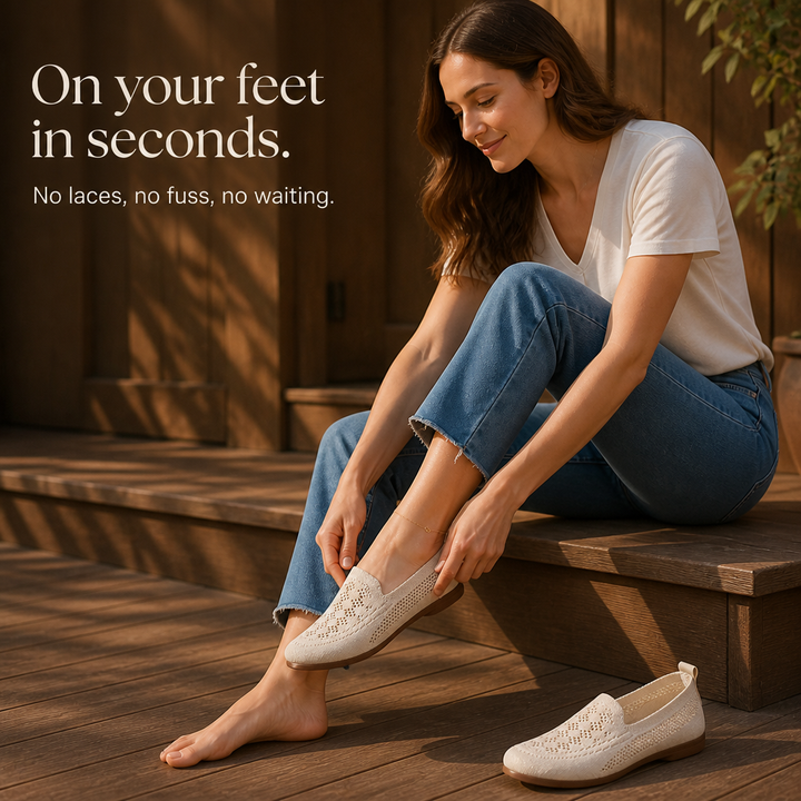 Widloom – Wide Toe Box Slip-On Sneakers