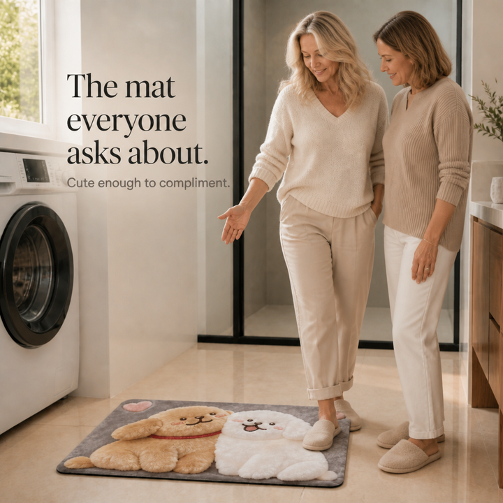 Driza – Non-Slip Quick-Dry Faux Plush Floor Mat