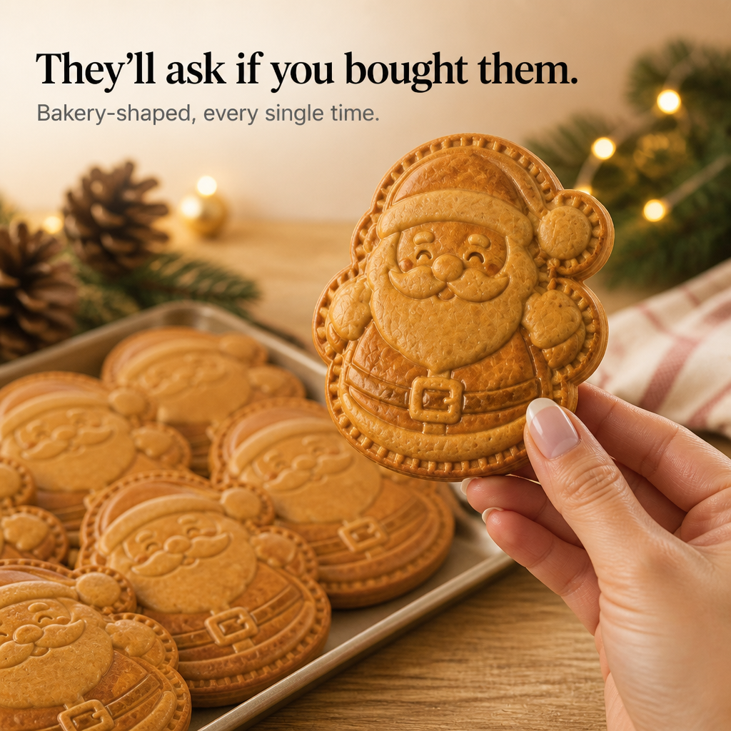 Clever & Co – Santa Face Hand Pie Press