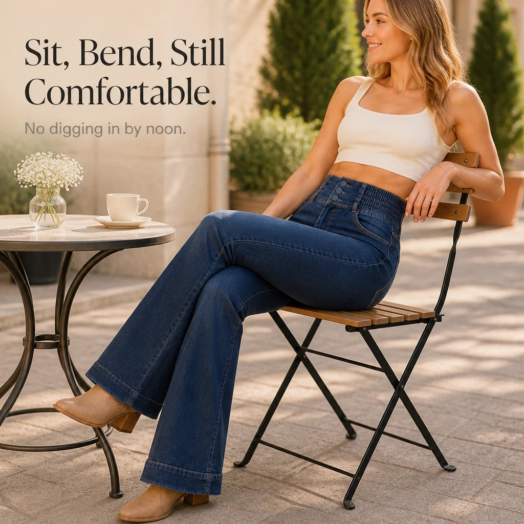 Everflare – High-Waisted Bootcut Jeans
