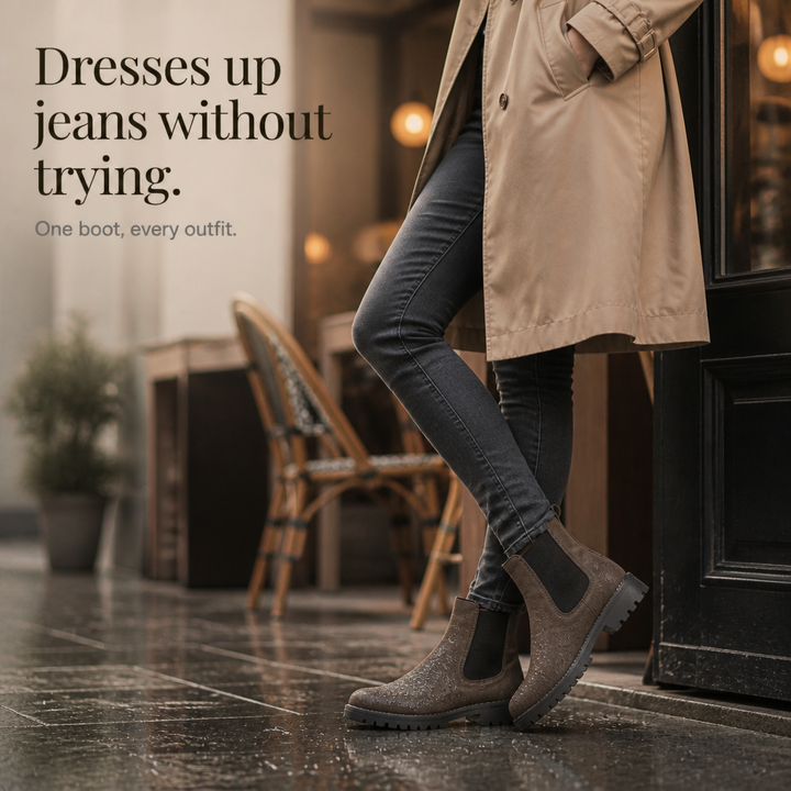Traqora – Wide-Fit Stretch-Panel Chelsea Boots