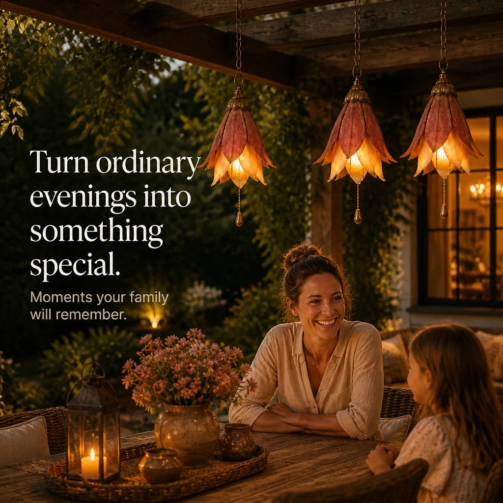 Florabloom – Flower-Shaped Hanging Pendant Lights