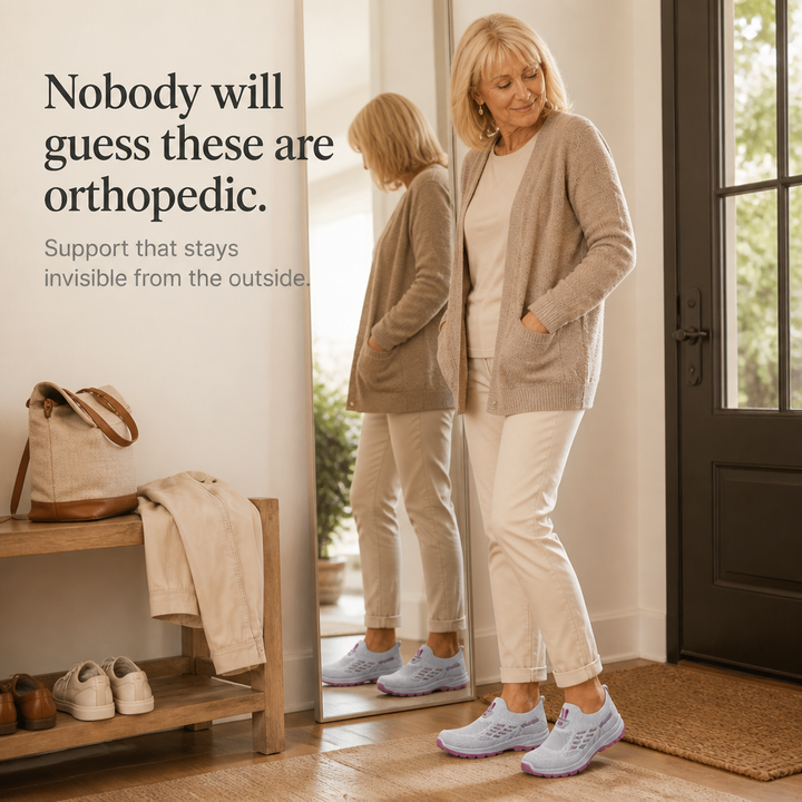Flexwell – Stretch Knit Wide-Fit Slip-On Sneakers