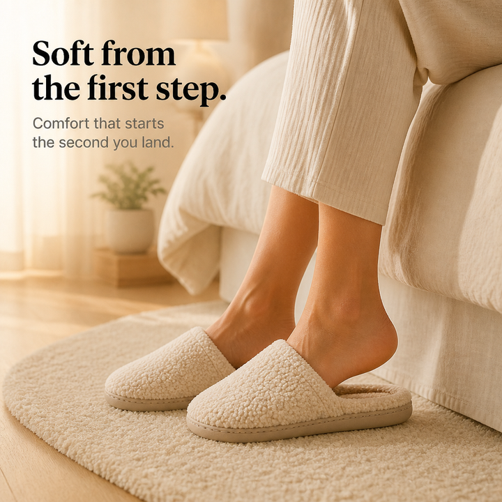 Toastia – Plush Indoor-Outdoor Non-Slip Slippers