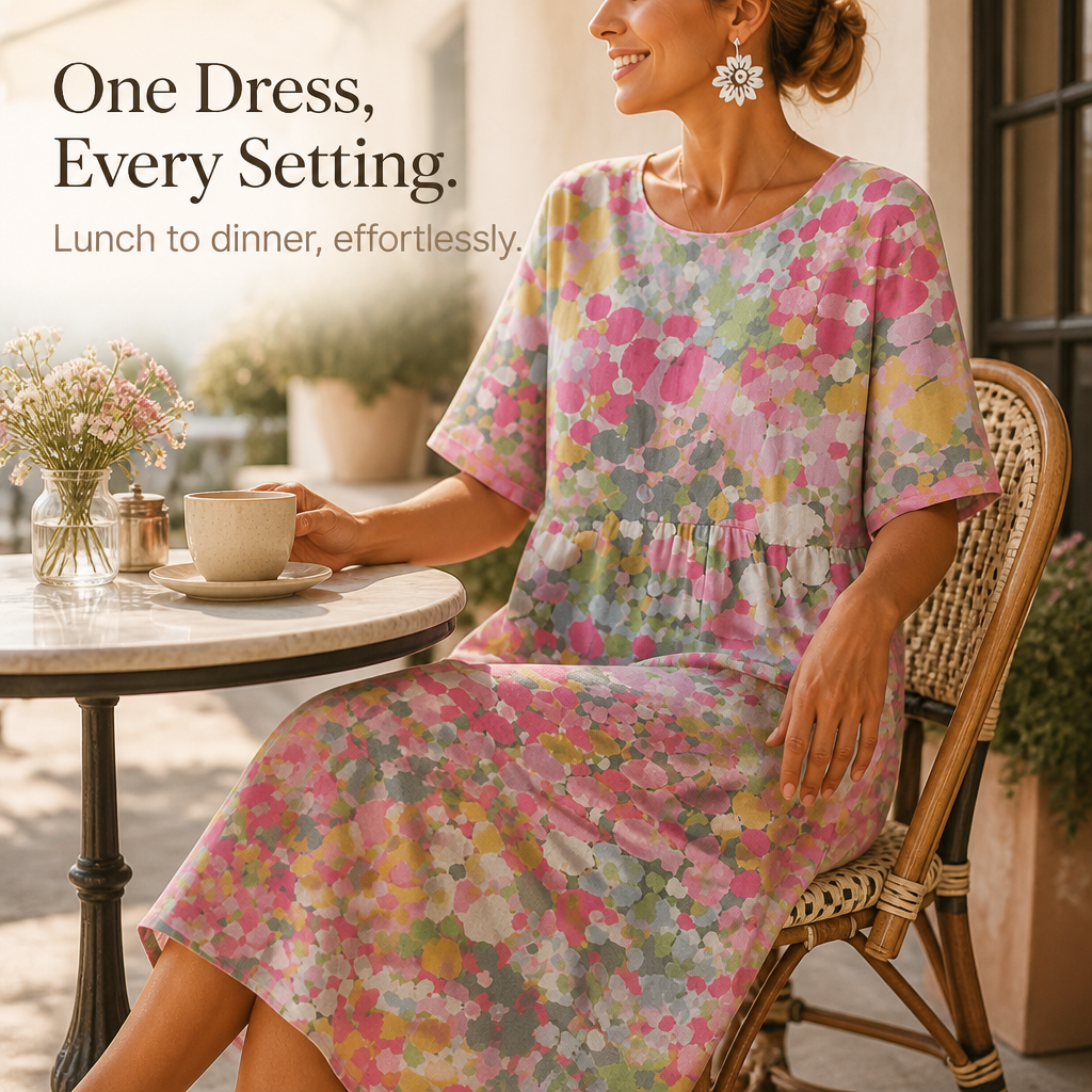 Wearbella – Midi Dress That Covers Arms, Never Overheats