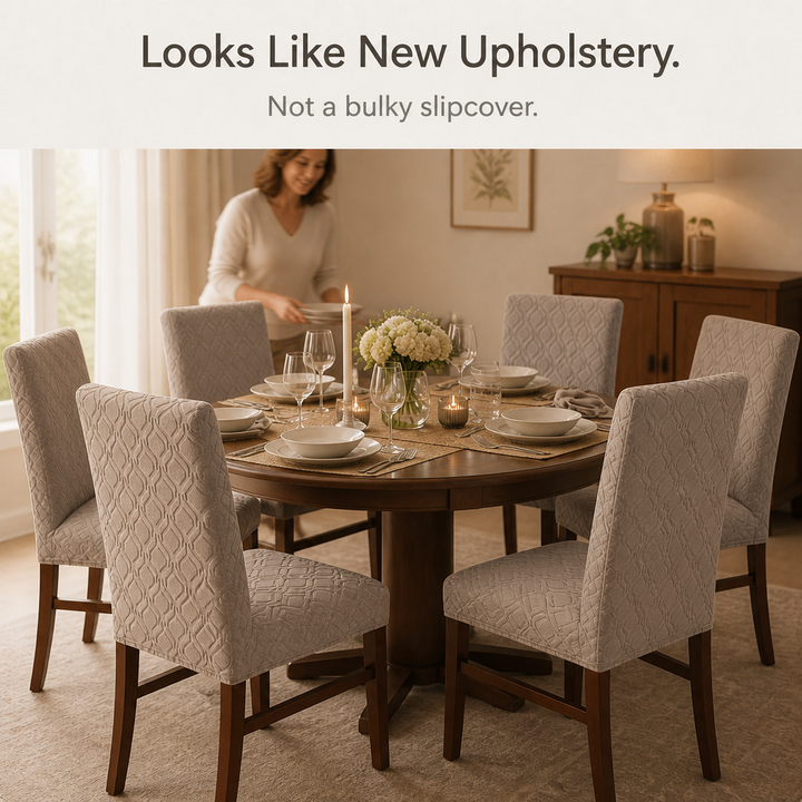 Snugfit – Stretch-Fit Anti-Slip Dining Chair Cover