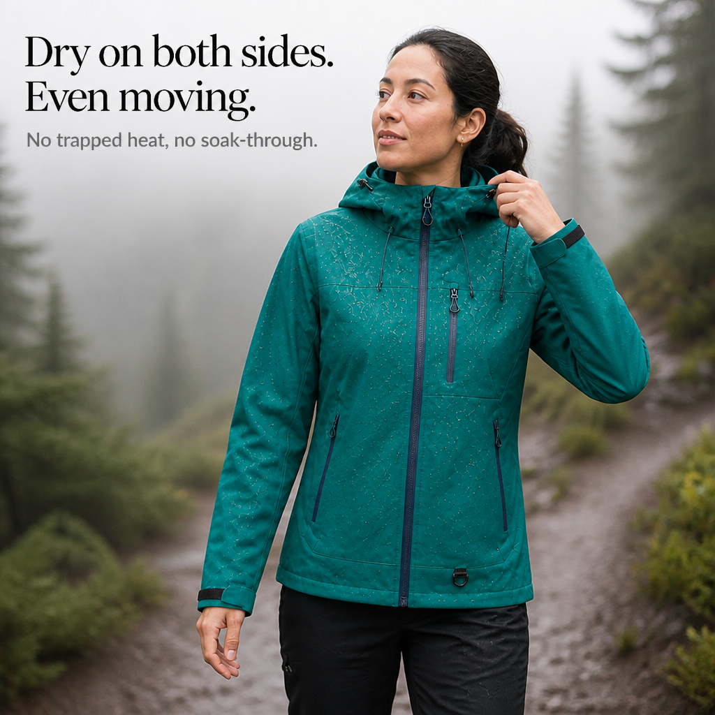 Vantrek – Lotus-Effect Waterproof Windbreaker Jacket