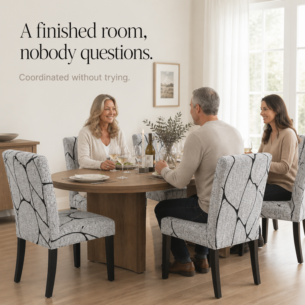 Snugchair – Elastic Fitted Dining Chair Cover