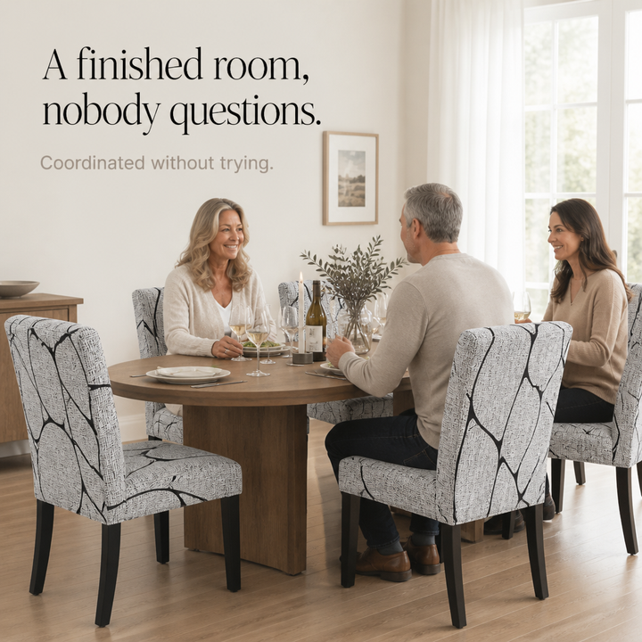Snugchair – Elastic Fitted Dining Chair Cover