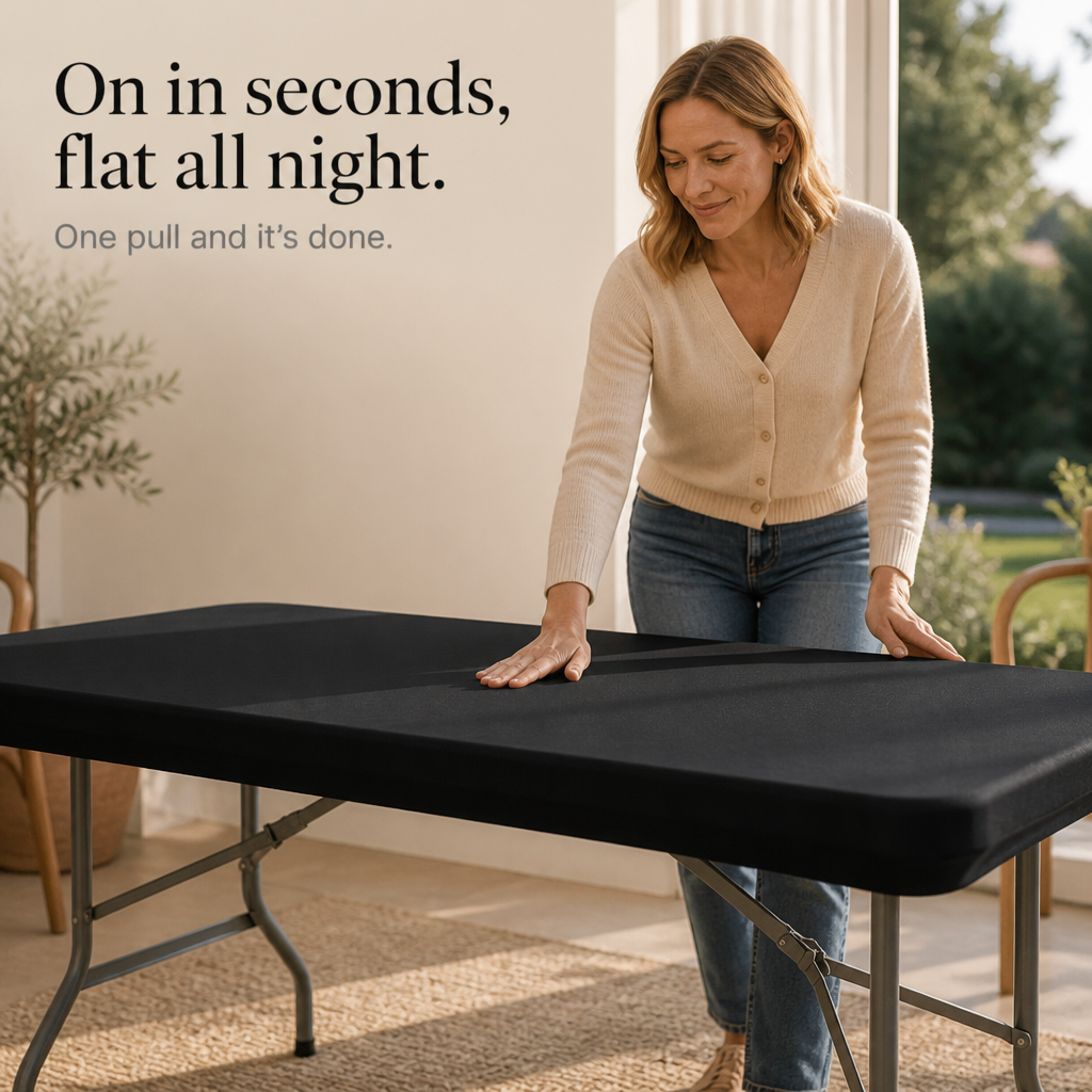 Snugcloth – Four-Corner Elastic Fitted Tablecloth